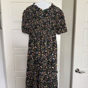 Hyacinth House Floral Smocked Midi Dress by Tuckernuck